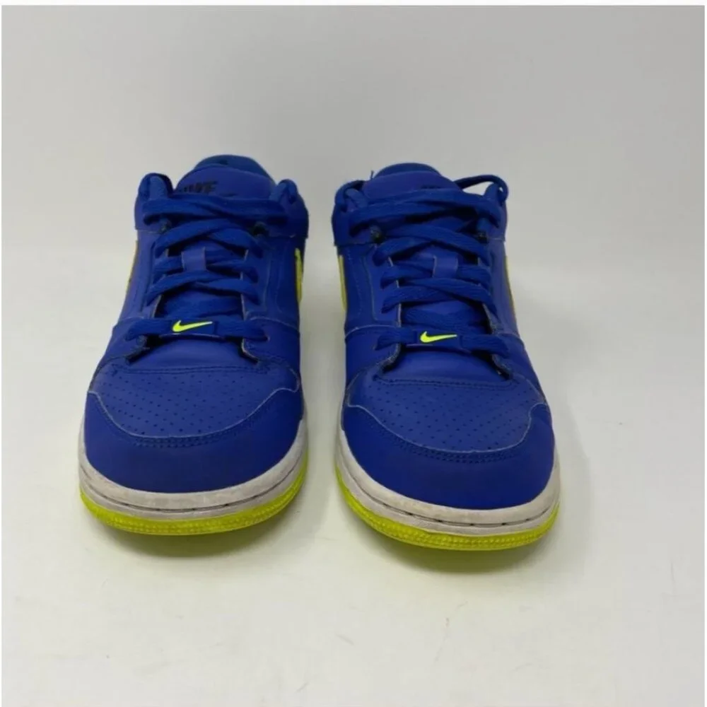 Nike Prestige IV Low‎ Youth Sneakers Size 5.5Y Blue Yellow White Athletic